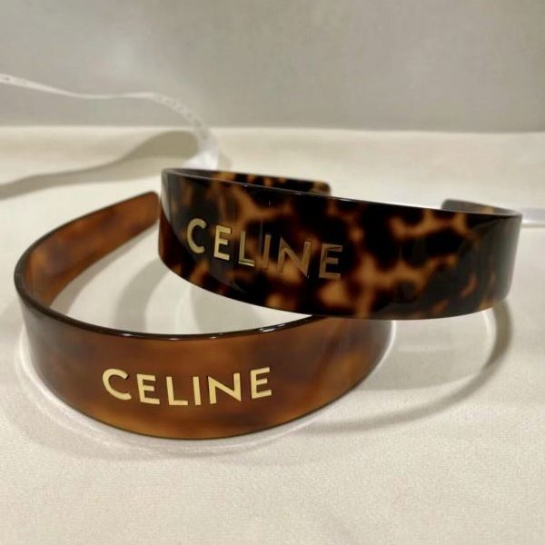 réplica,joyas,joyería,1:1,replica,fake,lujo,barato 【1pcs】 Sitio web oficial de Celine nueva versión de alta definición Diadema con letras de fibra de acetato de carey