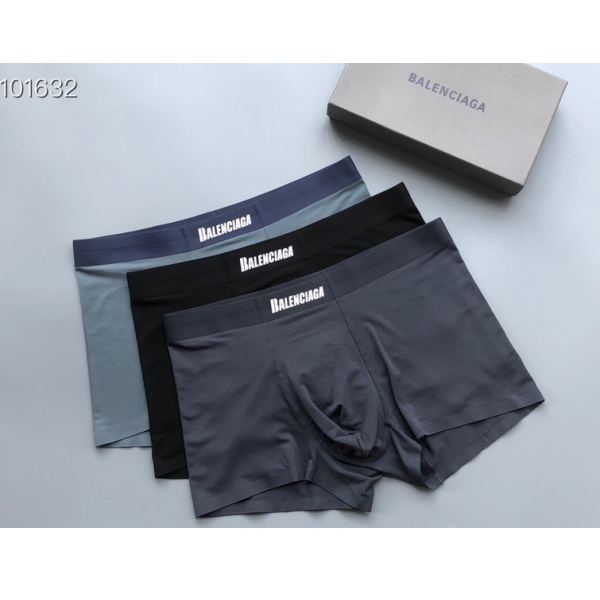 réplica,joyas,joyería,1:1,replica,fake,lujo,barato Ropa interior de hombre Balenciaga (Tres piezas)