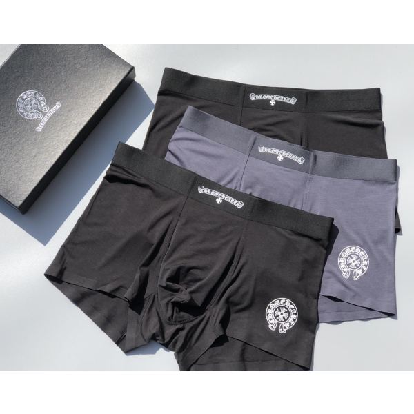 réplica,joyas,joyería,1:1,replica,fake,lujo,barato Ropa interior masculina ChromeHearts (Tres piezas)