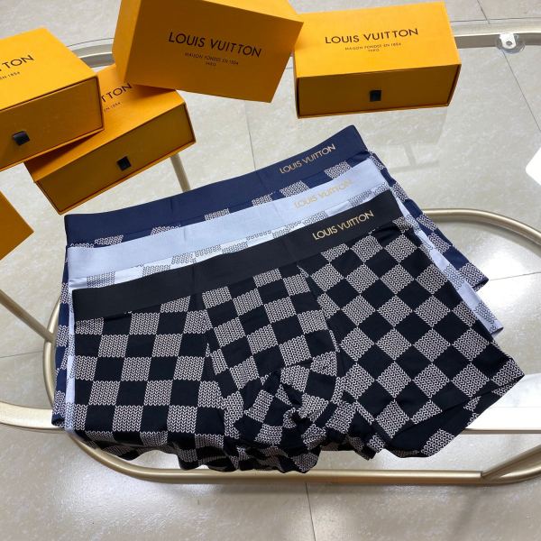 réplica,joyas,joyería,1:1,replica,fake,lujo,barato Ropa interior masculina Louis Vuitton (Tres piezas)