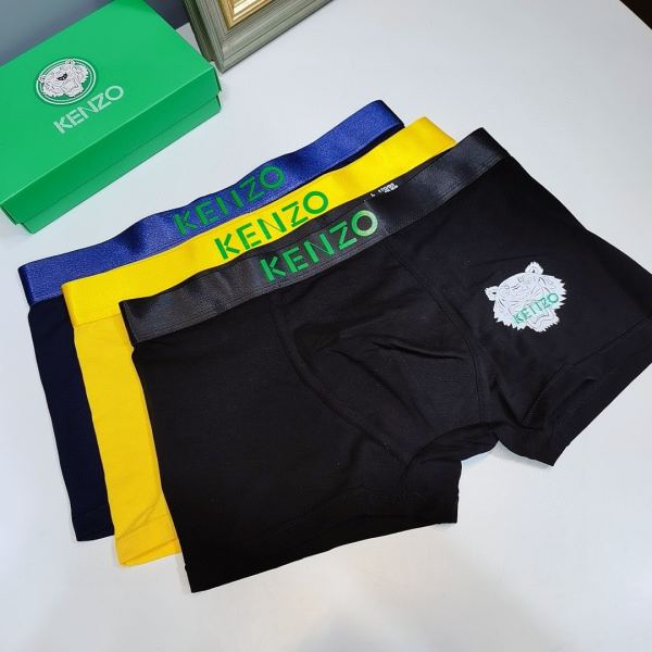 réplica,joyas,joyería,1:1,replica,fake,lujo,barato Ropa interior de hombre KENZO (Tres piezas)