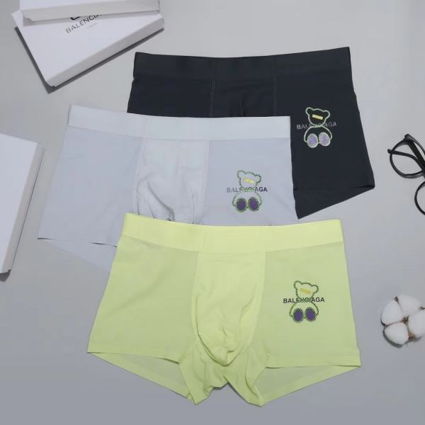 réplica,joyas,joyería,1:1,replica,fake,lujo,barato Ropa interior de hombre Balenciaga (Tres piezas)