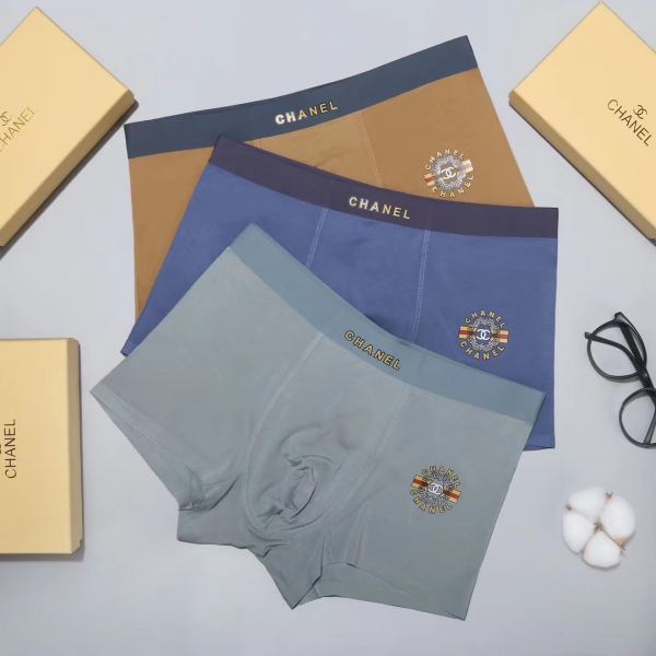 réplica,joyas,joyería,1:1,replica,fake,lujo,barato Ropa interior de hombre Fendi (Tres piezas)