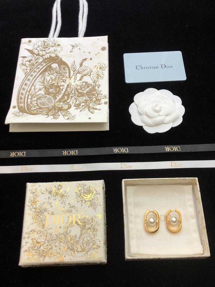 réplica,joyas,joyería,1:1,replica,fake,lujo,barato Pendientes de perlas Dior