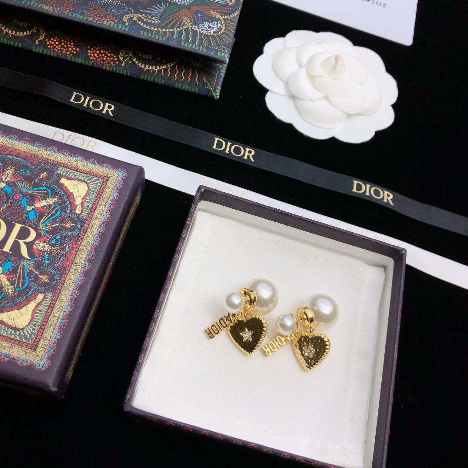 réplica,joyas,joyería,1:1,replica,fake,lujo,barato Pendientes con letras Dior