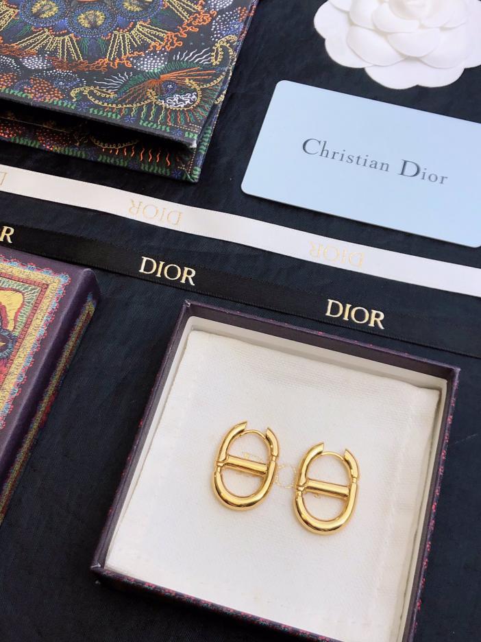 réplica,joyas,joyería,1:1,replica,fake,lujo,barato Pendientes con letras DIOR