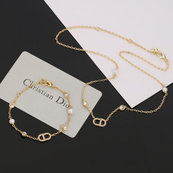 réplica,joyas,joyería,1:1,replica,fake,lujo,barato collar de diamantes dior