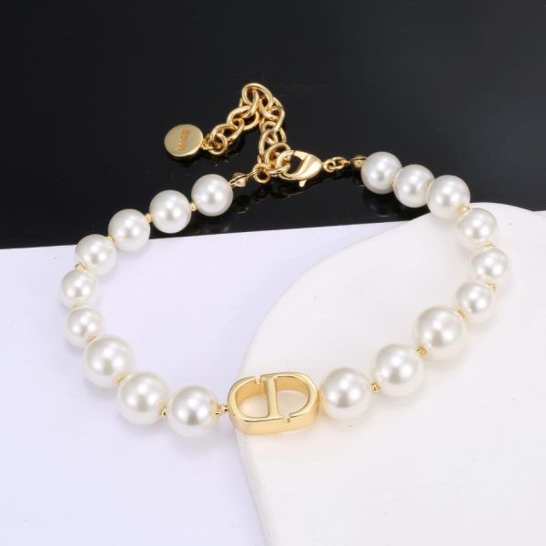 réplica,joyas,joyería,1:1,replica,fake,lujo,barato collar de perlas dior