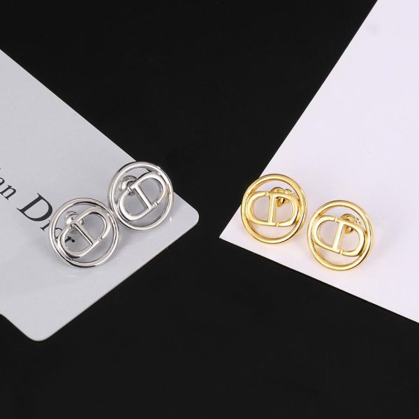 réplica,joyas,joyería,1:1,replica,fake,lujo,barato Pendientes Dior con letras