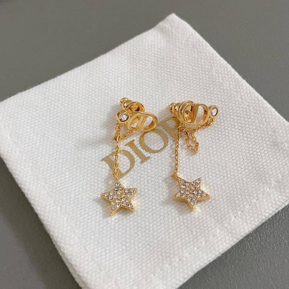 réplica,joyas,joyería,1:1,replica,fake,lujo,barato réplica,joyas,joyería,1:1,replica,fake,lujo,barato Pendientes Dior con borlas de estrella