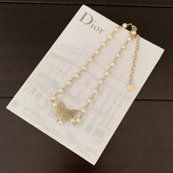 réplica,joyas,joyería,1:1,replica,fake,lujo,barato Collar de perlas Dior Most Butterfly