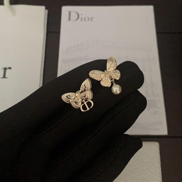 réplica,joyas,joyería,1:1,replica,fake,lujo,barato Pendientes colgantes con perlas Dior