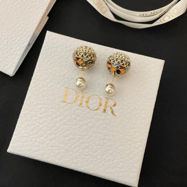 réplica,joyas,joyería,1:1,replica,fake,lujo,barato Perla mariposa hueca Dior