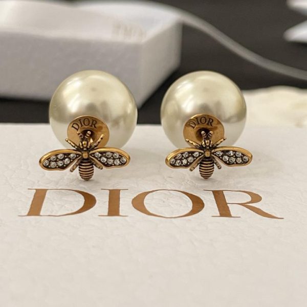 réplica,joyas,joyería,1:1,replica,fake,lujo,barato Pendientes Dior abeja