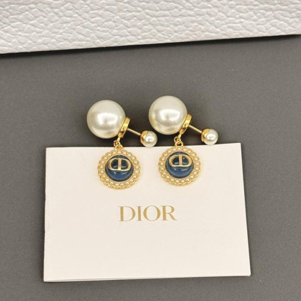 réplica,joyas,joyería,1:1,replica,fake,lujo,barato Pendientes de cuentas de cristal Dior