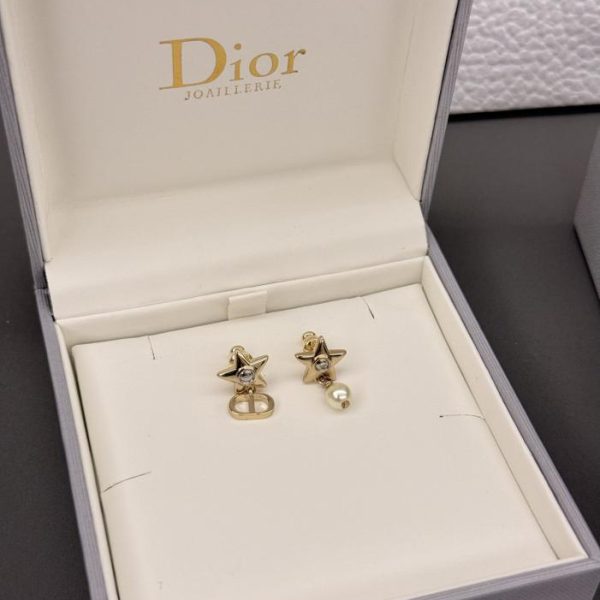 réplica,joyas,joyería,1:1,replica,fake,lujo,barato Pendientes estrella Dior