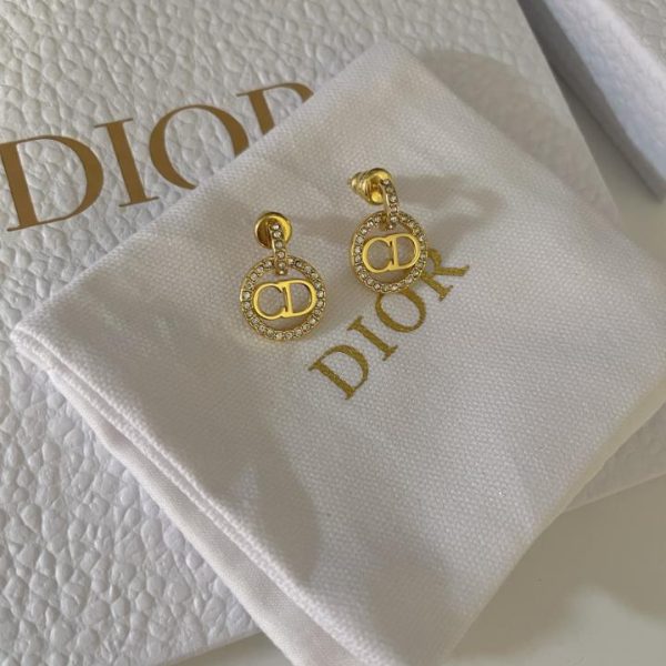 réplica,joyas,joyería,1:1,replica,fake,lujo,barato Pendientes redondos Dior