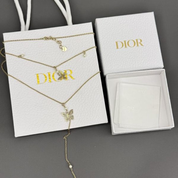 réplica,joyas,joyería,1:1,replica,fake,lujo,barato Pendientes largos Dior con letras