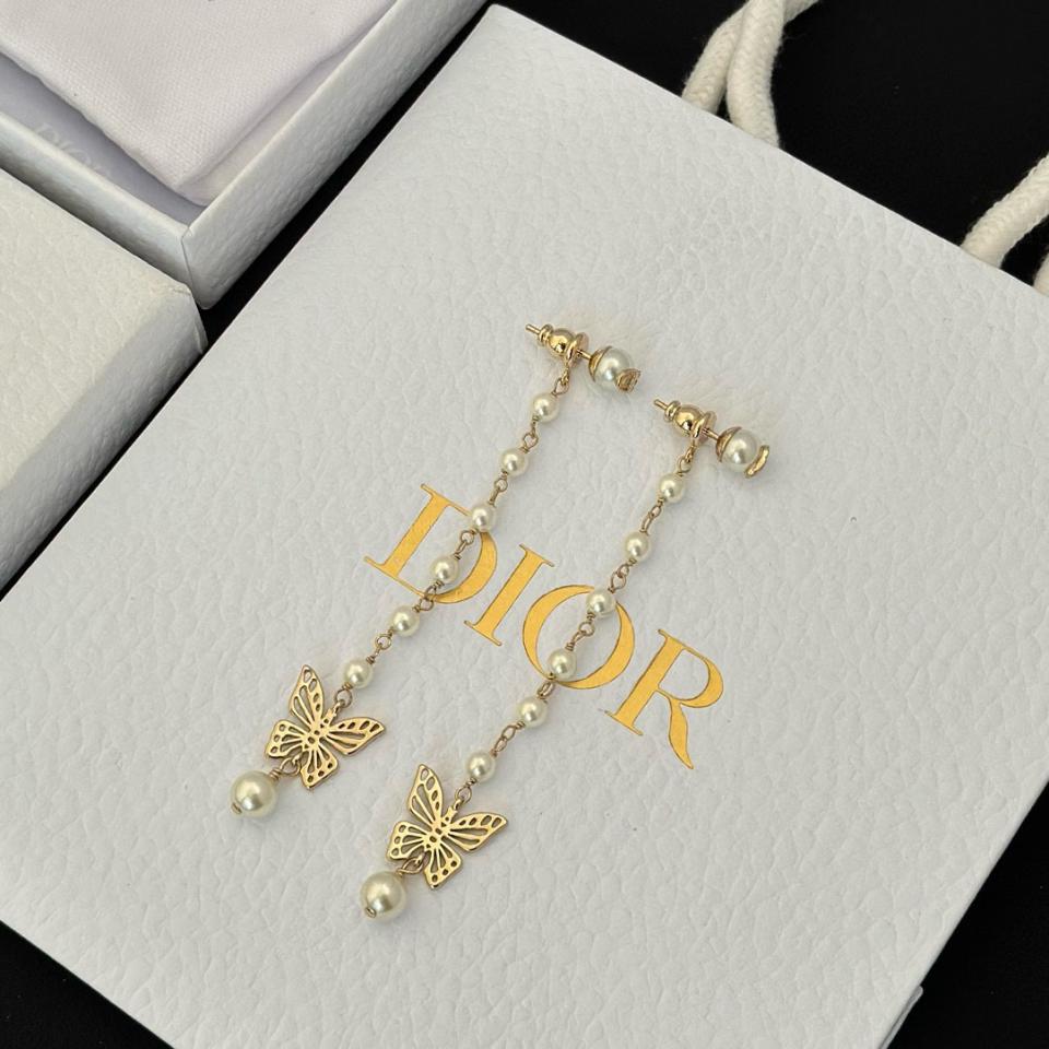 réplica,joyas,joyería,1:1,replica,fake,lujo,barato réplica,joyas,joyería,1:1,replica,fake,lujo,barato Pendientes de mariposa Dior