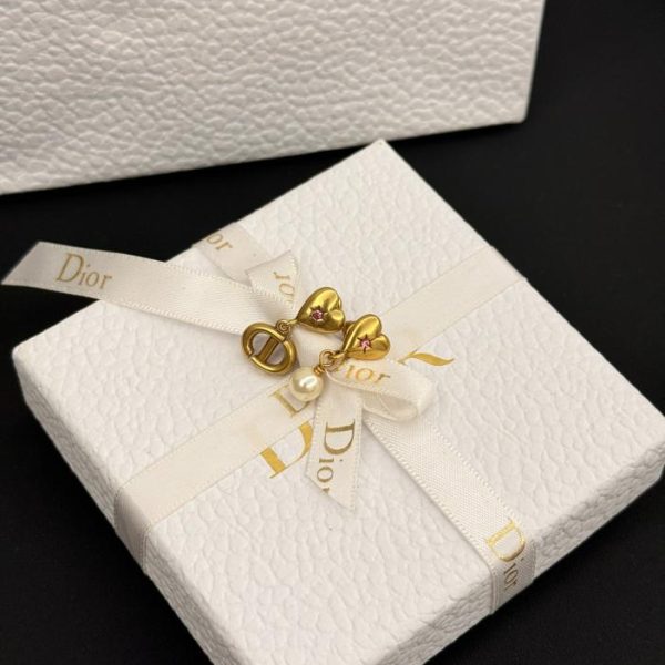 réplica,joyas,joyería,1:1,replica,fake,lujo,barato Collar Dior Love con diamantes rosas