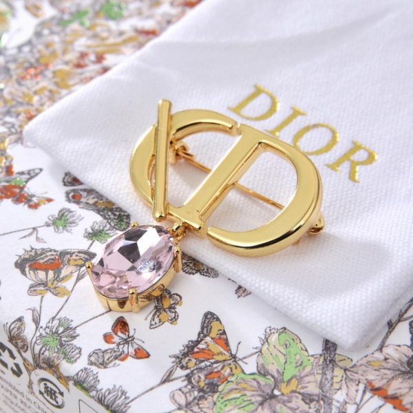 réplica,joyas,joyería,1:1,replica,fake,lujo,barato Broche Dior con la nueva letra