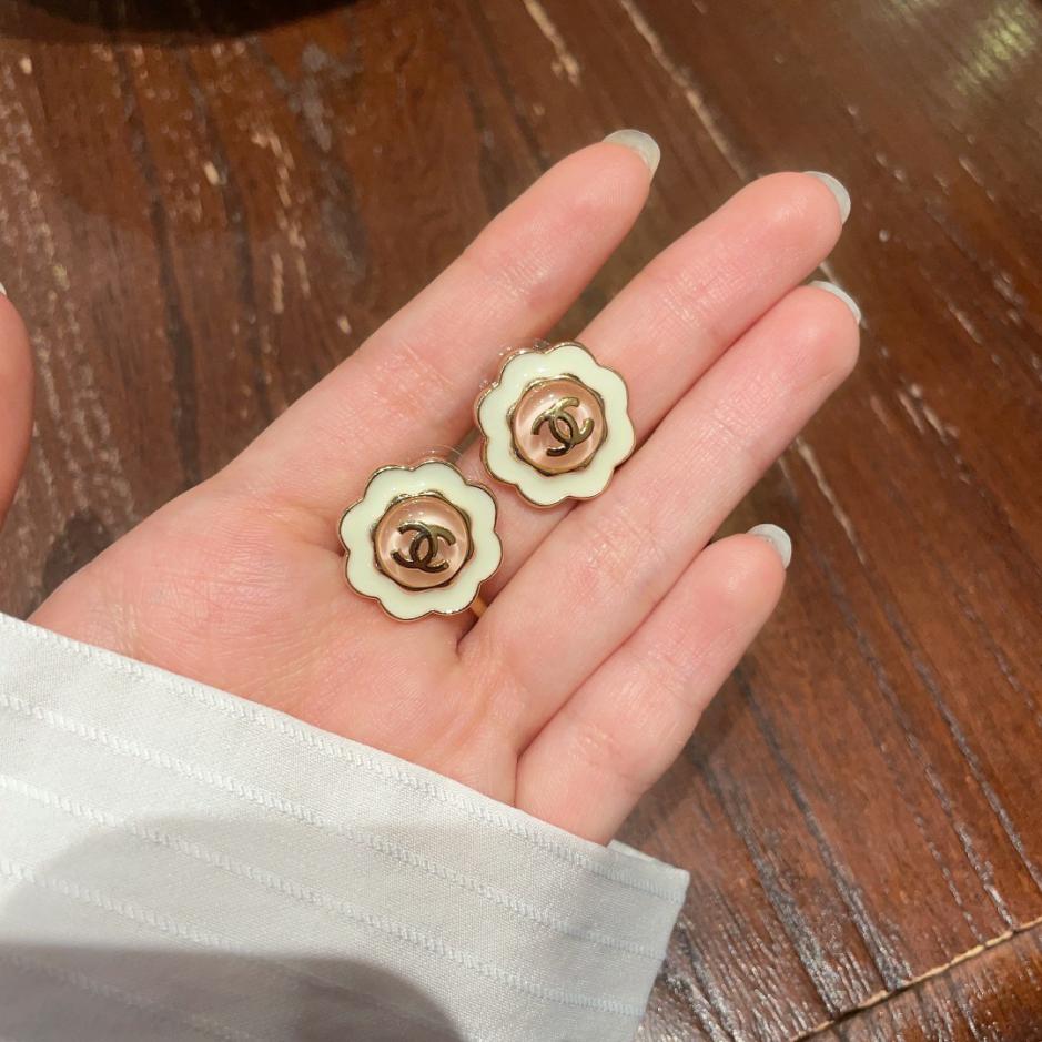 réplica,joyas,joyería,1:1,replica,fake,lujo,barato Pendientes Chanel doble C