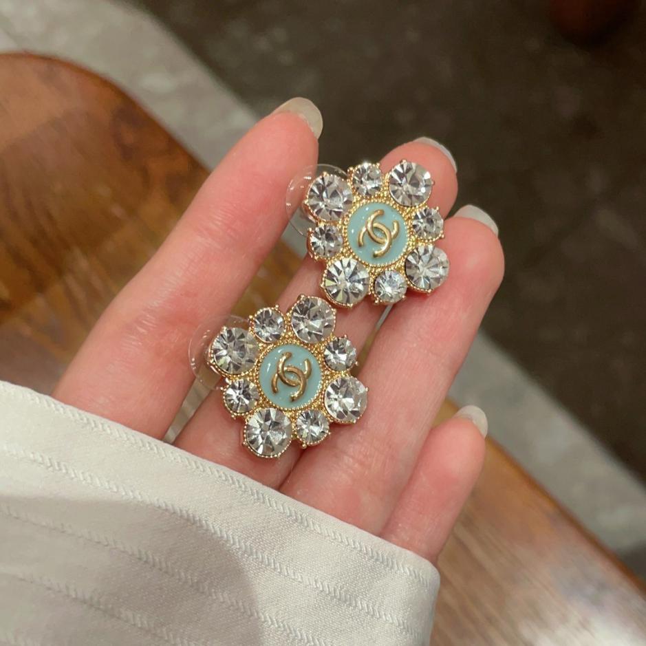 réplica,joyas,joyería,1:1,replica,fake,lujo,barato Pendientes Chanel doble C