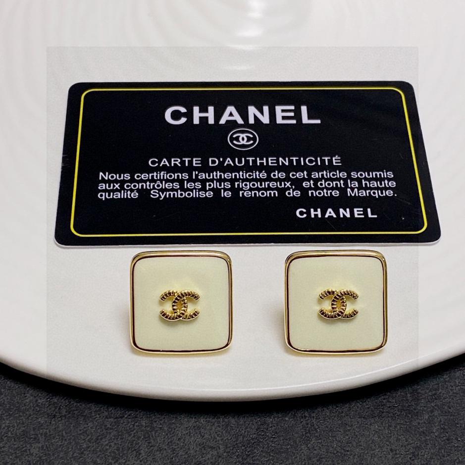 réplica,joyas,joyería,1:1,replica,fake,lujo,barato Pendientes Chanel doble C