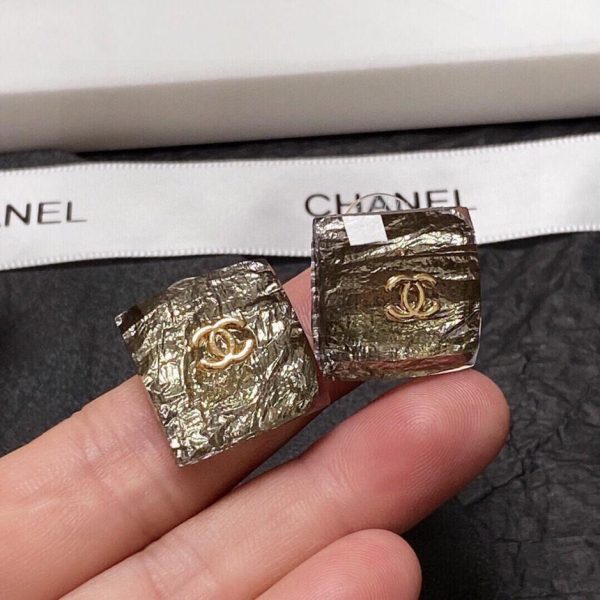 réplica,joyas,joyería,1:1,replica,fake,lujo,barato Pendientes con letras Chanel