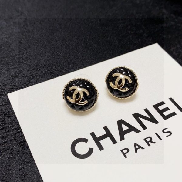 réplica,joyas,joyería,1:1,replica,fake,lujo,barato Pendientes Chanel doble C