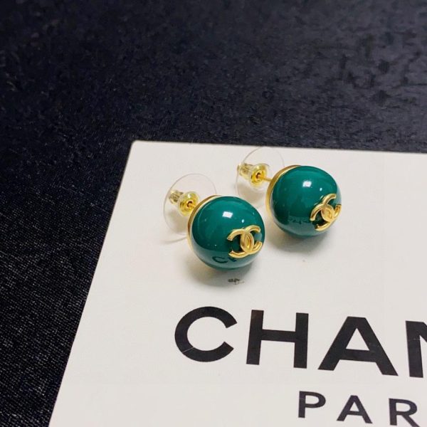 réplica,joyas,joyería,1:1,replica,fake,lujo,barato Pendientes Chanel letra doble C