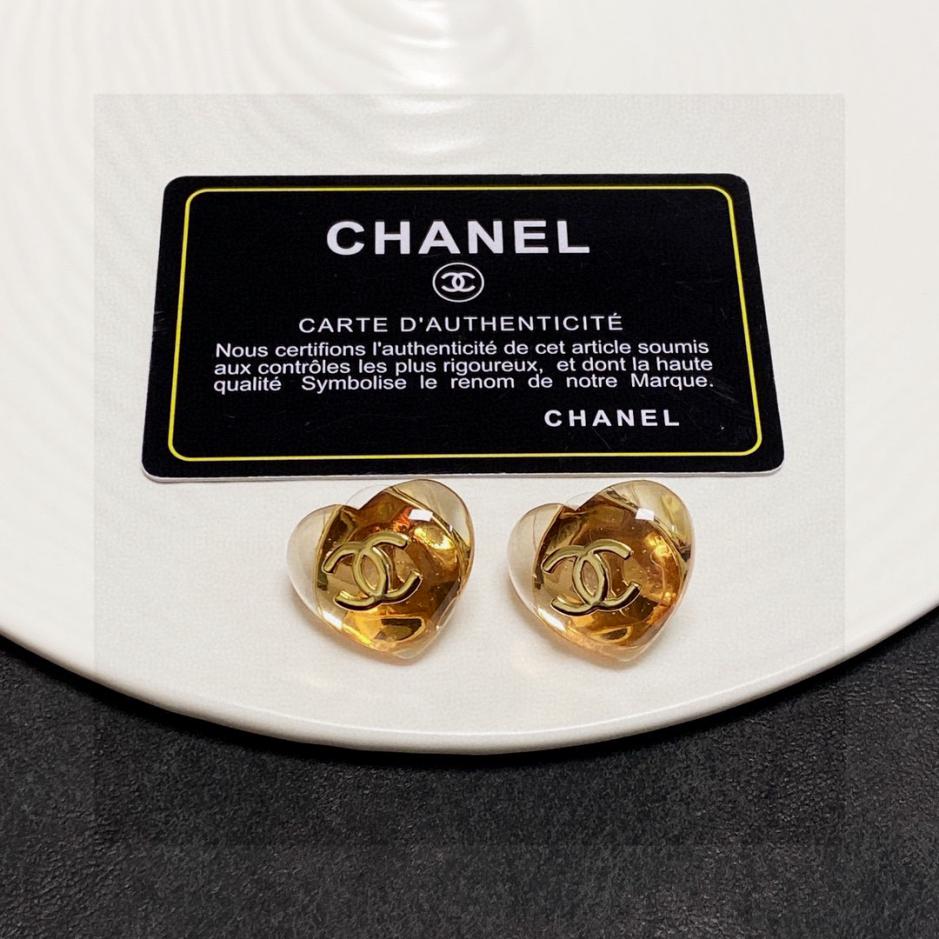 réplica,joyas,joyería,1:1,replica,fake,lujo,barato Pendientes Chanel letra doble C