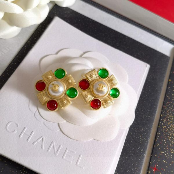 réplica,joyas,joyería,1:1,replica,fake,lujo,barato Pendientes de perlas Chanel