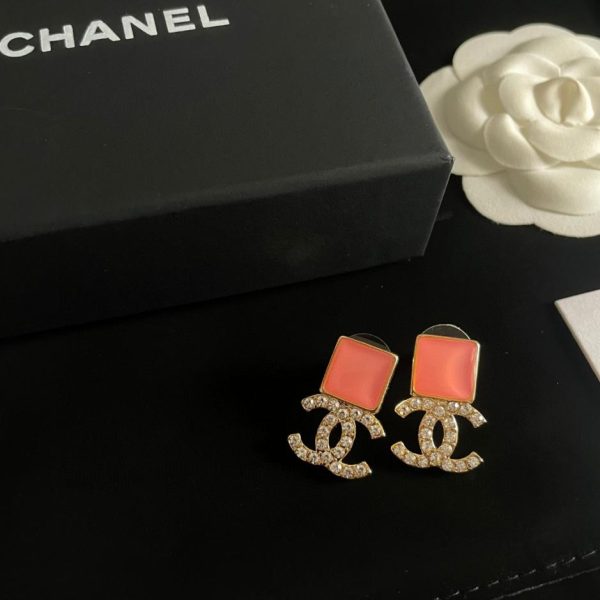 réplica,joyas,joyería,1:1,replica,fake,lujo,barato Pendientes letras Chanel