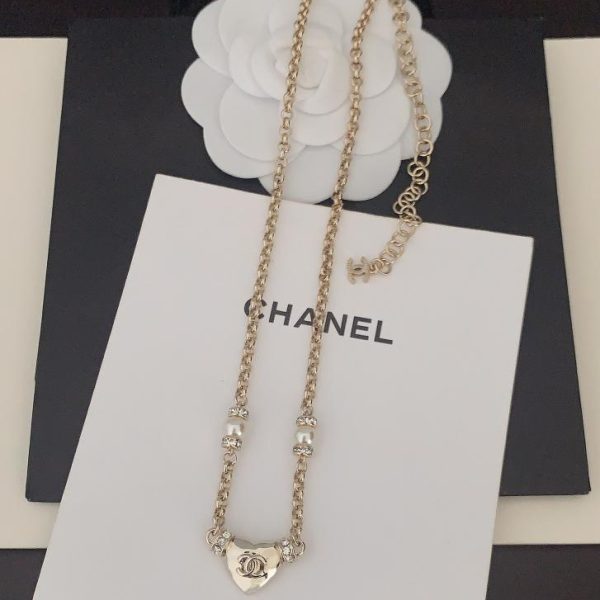 réplica,joyas,joyería,1:1,replica,fake,lujo,barato Collar de perlas Love pequeñas brillantes de Chanel