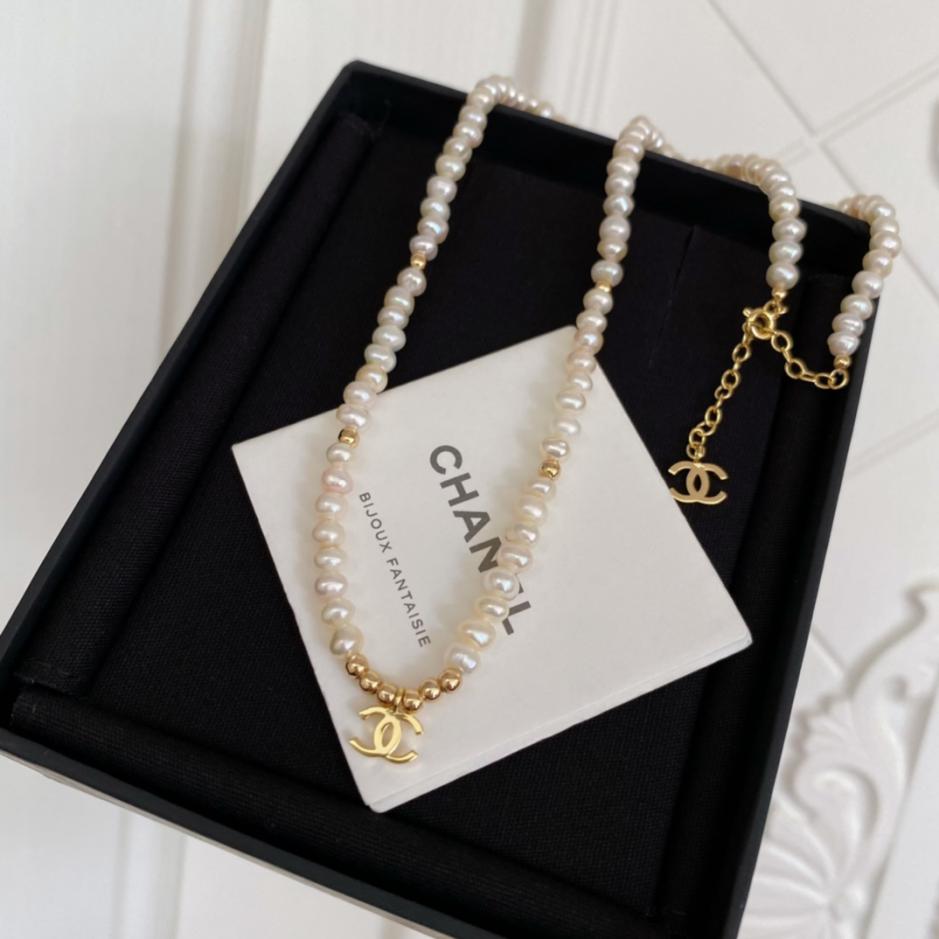réplica,joyas,joyería,1:1,replica,fake,lujo,barato réplica,joyas,joyería,1:1,replica,fake,lujo,barato Collar de cuentas de mijo natural fragante de Chanel