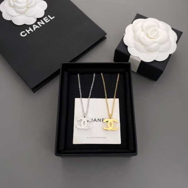 réplica,joyas,joyería,1:1,replica,fake,lujo,barato Pendientes Chanel doble C