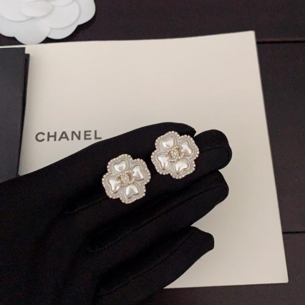 réplica,joyas,joyería,1:1,replica,fake,lujo,barato Pendientes de flores Chanel