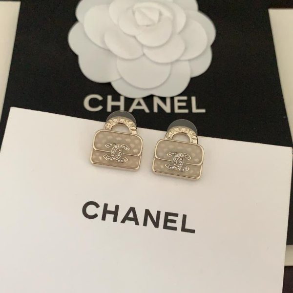 réplica,joyas,joyería,1:1,replica,fake,lujo,barato Pendientes de bolso Chanel