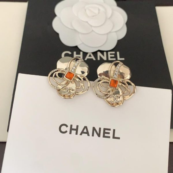 réplica,joyas,joyería,1:1,replica,fake,lujo,barato Pendientes de camelia Chanel