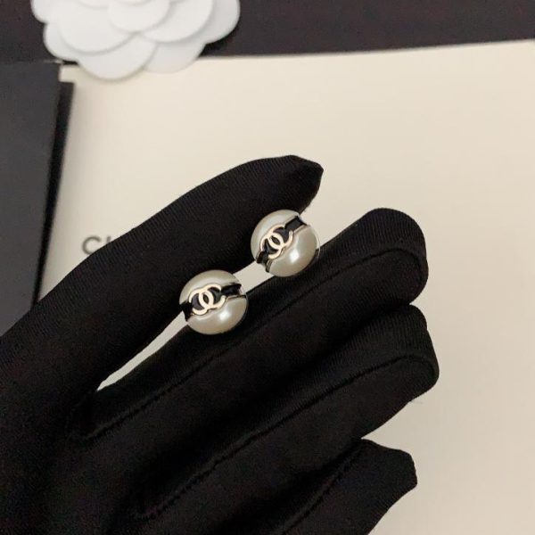 réplica,joyas,joyería,1:1,replica,fake,lujo,barato Pendientes de perlas Chanel