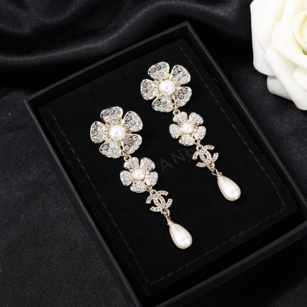réplica,joyas,joyería,1:1,replica,fake,lujo,barato pendientes chanel