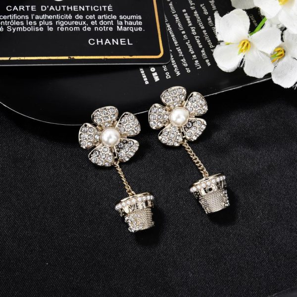 réplica,joyas,joyería,1:1,replica,fake,lujo,barato pendientes chanel