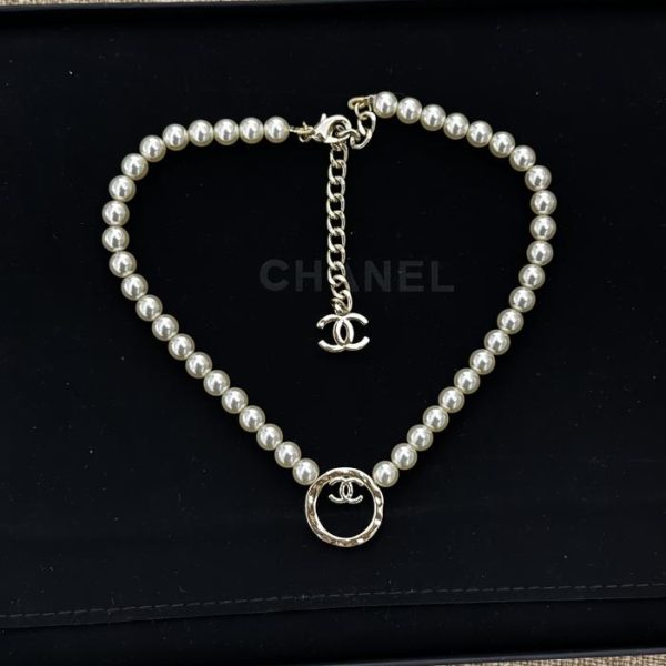 réplica,joyas,joyería,1:1,replica,fake,lujo,barato Ganchos para la oreja de perlas Chanel