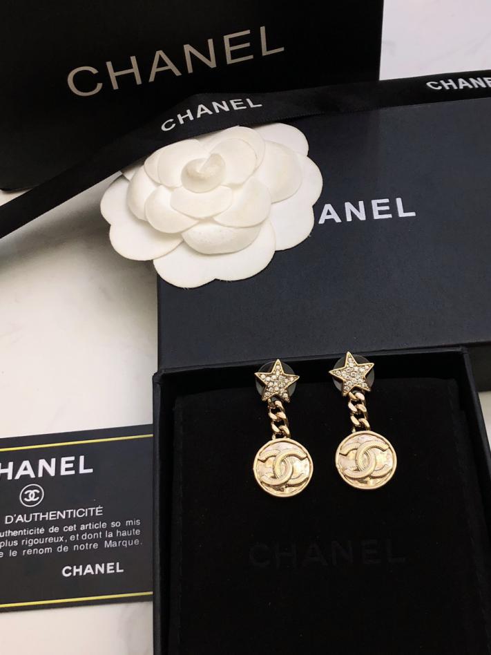 réplica,joyas,joyería,1:1,replica,fake,lujo,barato réplica,joyas,joyería,1:1,replica,fake,lujo,barato Pendientes estrella Chanel
