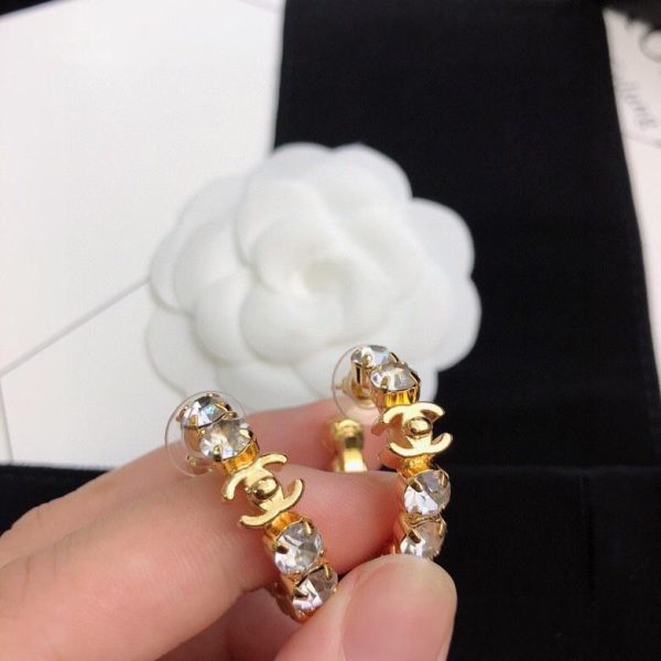 réplica,joyas,joyería,1:1,replica,fake,lujo,barato Pendientes de diamantes Chanel