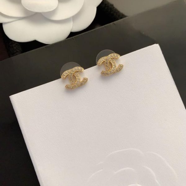réplica,joyas,joyería,1:1,replica,fake,lujo,barato Pendientes Chanel rosa cc