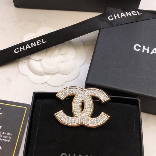 réplica,joyas,joyería,1:1,replica,fake,lujo,barato Pendientes de perlas con logotipo de Chanel