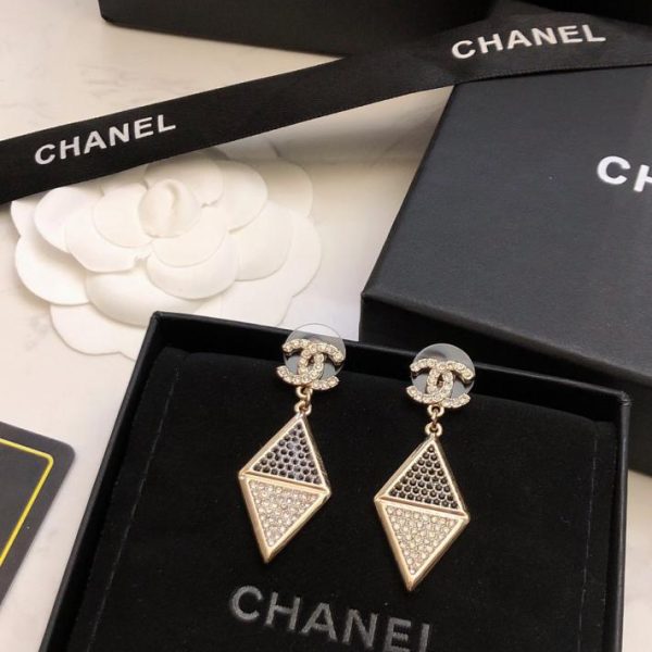 réplica,joyas,joyería,1:1,replica,fake,lujo,barato Pendientes triangulares Chanel