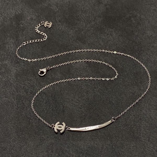réplica,joyas,joyería,1:1,replica,fake,lujo,barato collar de diamantes chanel